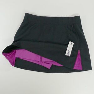 NWT ZELOS sport skirt skort black magenta color sz M